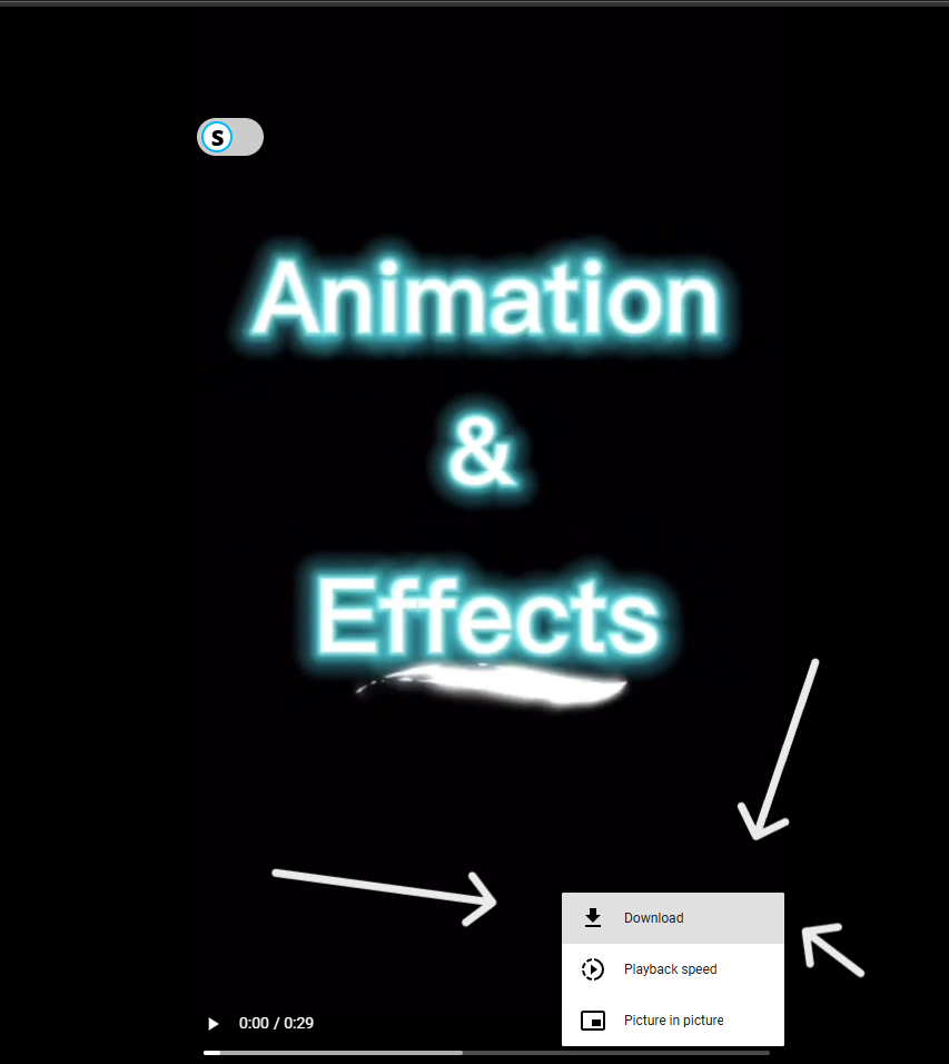 Device download manager or file explorer showing the successfully downloaded CapCut video file, demonstrating the final step of saving content to device storage